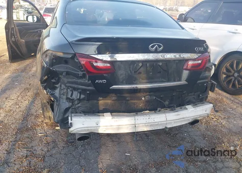 2015 Infiniti Q70L 3.7X из США, поврежденный, VIN JN1BY1PR1FM830499